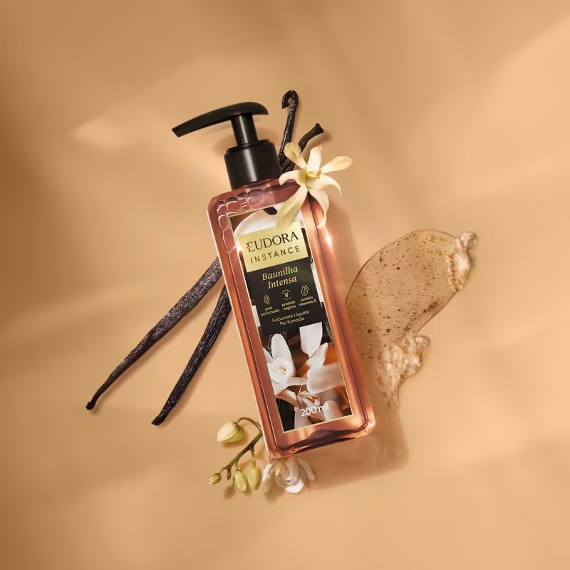 SABONETE L�QUIDO PERFUMADO INSTANCE BAUNILHA INTENSA 200ML